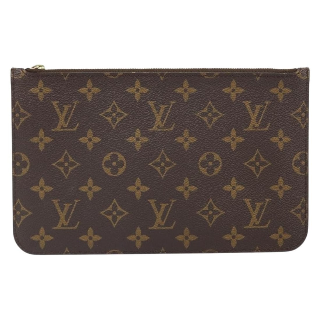 Louis Vuitton Monogram Canvas Neverfull Pochette Brown 24cm Handbag (1 of 18)