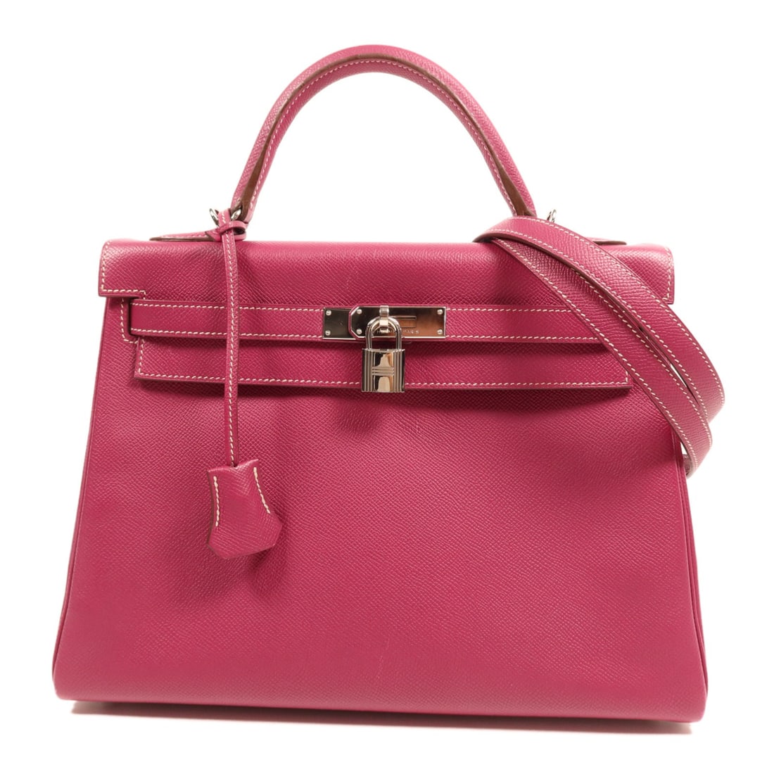 HERMES Kelly 32 2 Way Shoulder Bag Epsom Leather Pink (1 of 14)