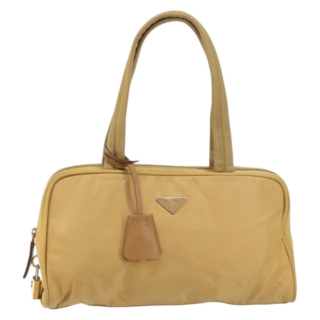 Prada Tessuto Beige Nylon Tote Bag with Zip Around Closure (1 of 18)