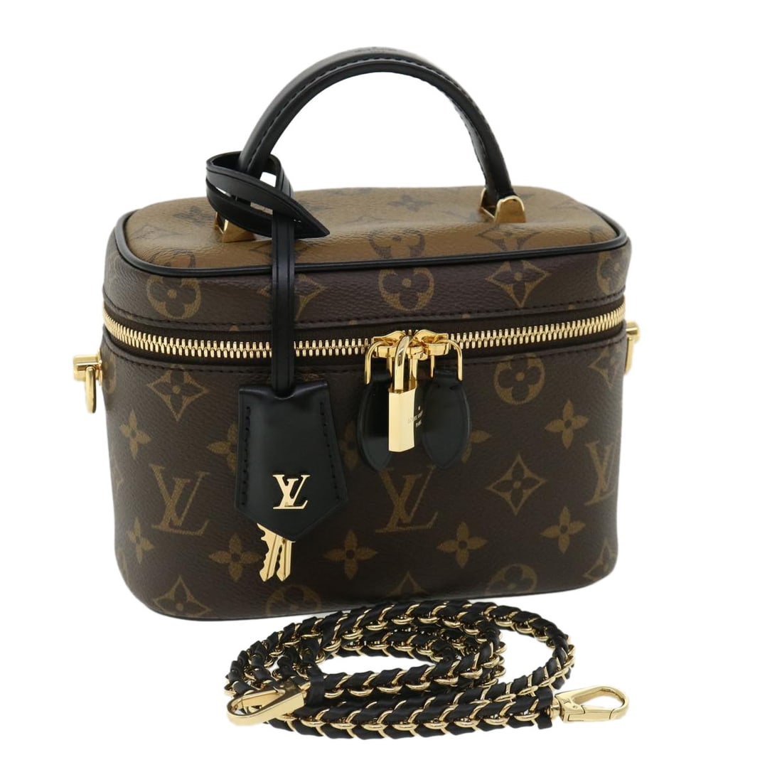Louis Vuitton Monogram Reverse Canvas Vanity NVPM Two Way Handbag M45165 (1 of 18)