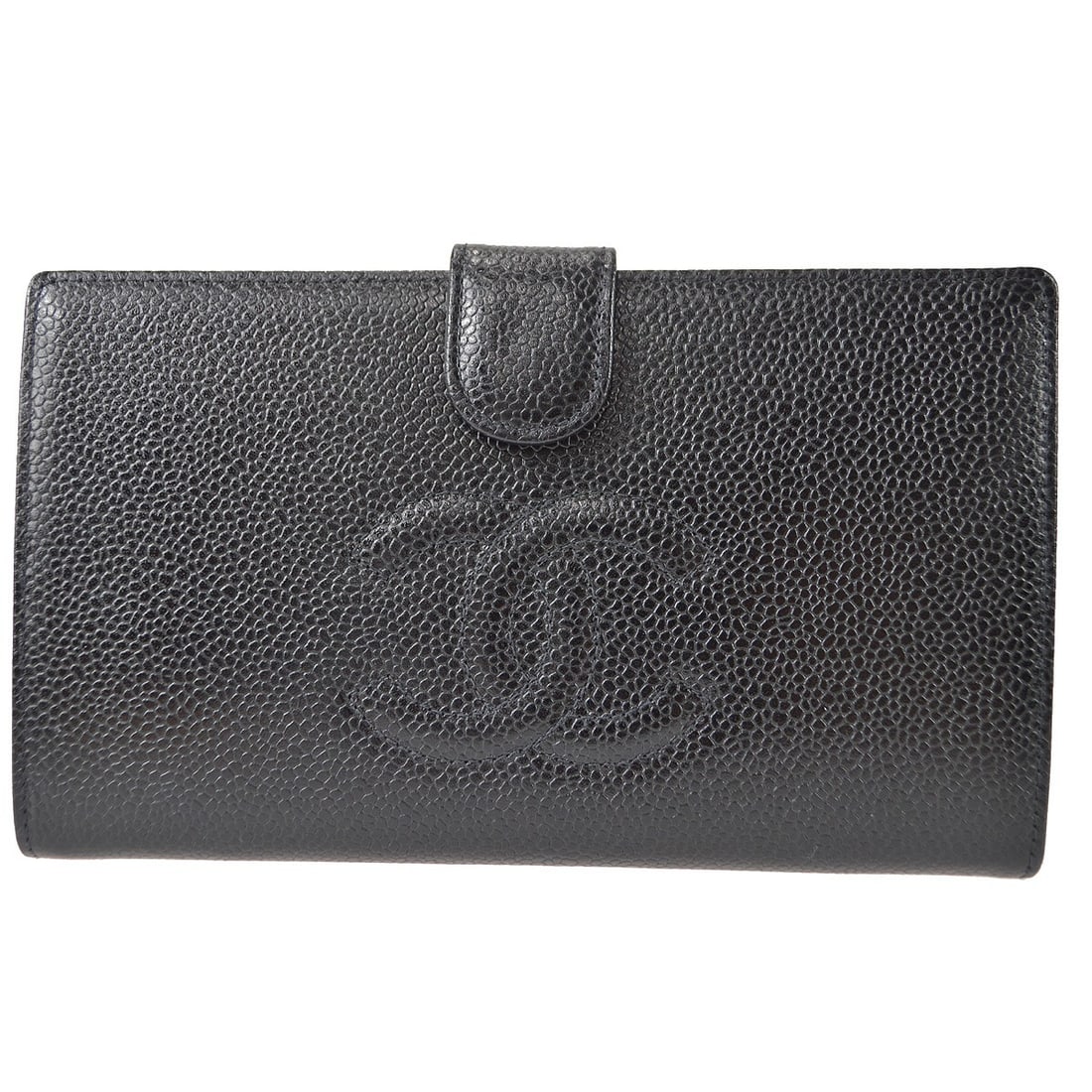 Chanel Leather Timeless CC Black French Wallet 17.5cm by 10.5cm (1 of 11)