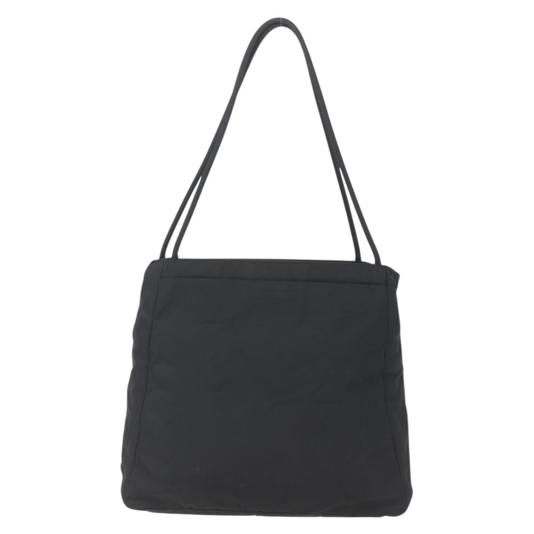 Black Nylon Prada Tote Bag Vintage 32cm x 29cm x 10cm: Black Nylon Prada Tote Bag Vintage 32cm x 29cm x 10cm This Prada Vintage Tote for women features black nylon construction with a spacious interior. It shows signs of wear including surface rubbing, sl