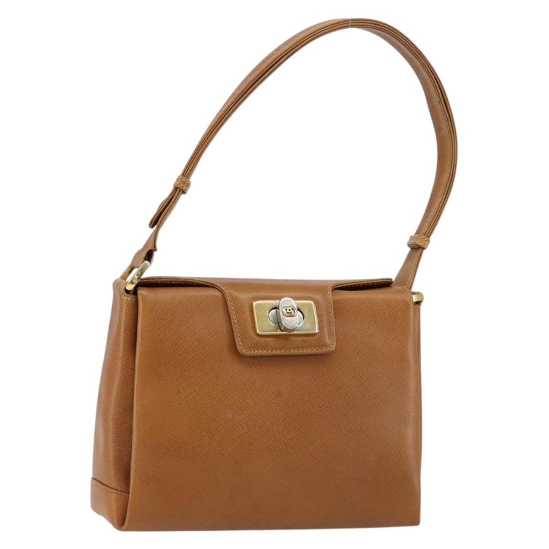 Brown Leather Vintage Shoulder Purse by Gucci Italy (1 of 18)