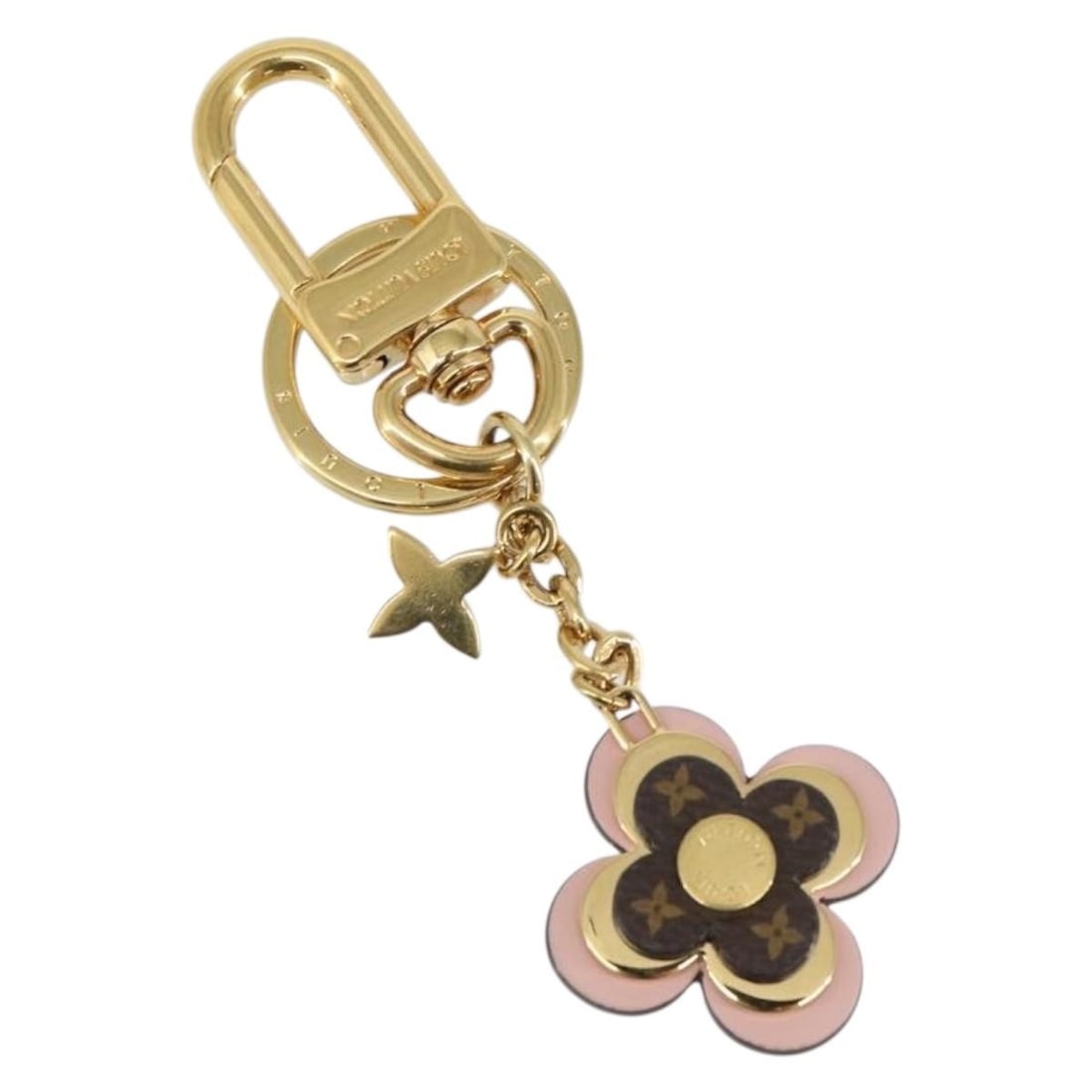 LOUIS VUITTON Blooming Charm Bag Charm Gold Tone M68085 Italy (1 of 9)