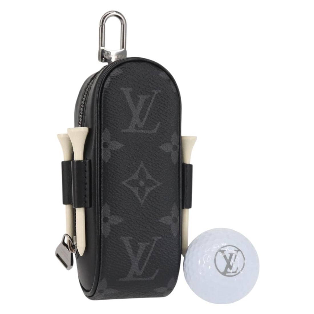 Louis Vuitton Monogram Eclipse Golf Bag Charm GI0344 Authentic: Louis Vuitton Monogram Eclipse Golf Bag Charm GI0344 Authentic Elevate your style with this Louis Vuitton Monogram Eclipse Bag Charm, a perfect accessory for any handbag. Crafted from durable Monogram
