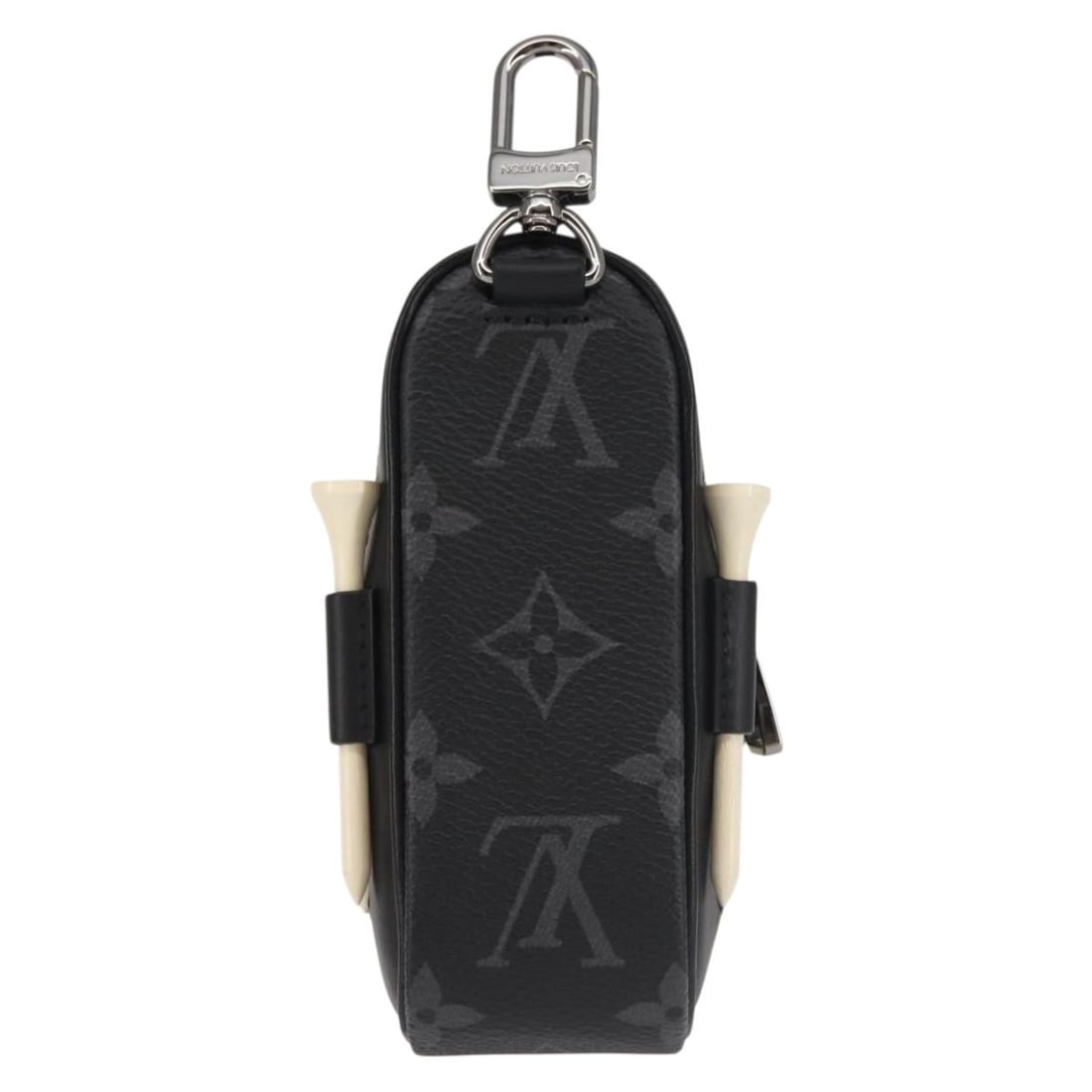 Louis Vuitton Monogram Eclipse Golf Bag Charm GI0344 Authentic - 2