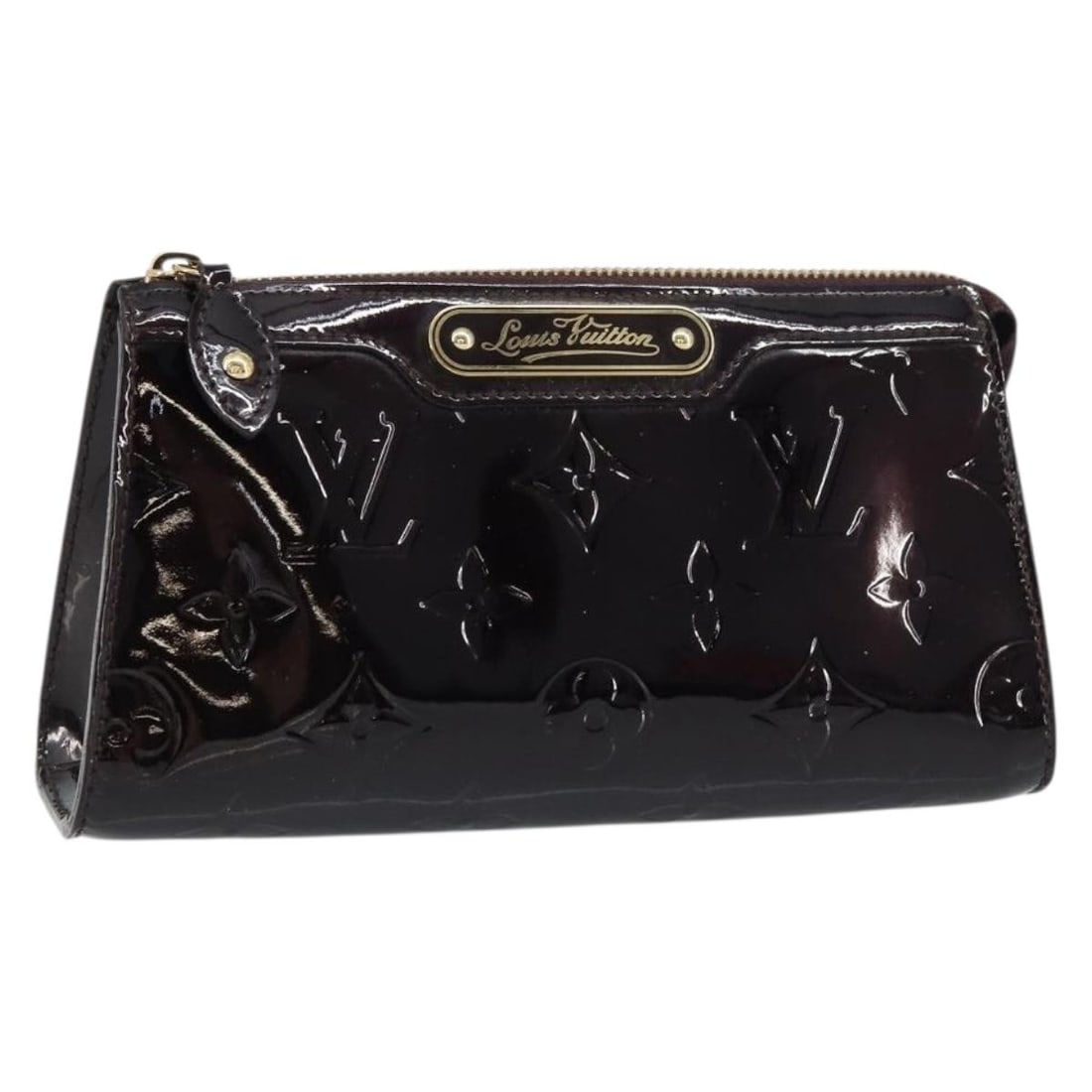 Louis Vuitton Amarante Monogram Vernis M93565 Patent Leather Cosmetic Bag (1 of 18)