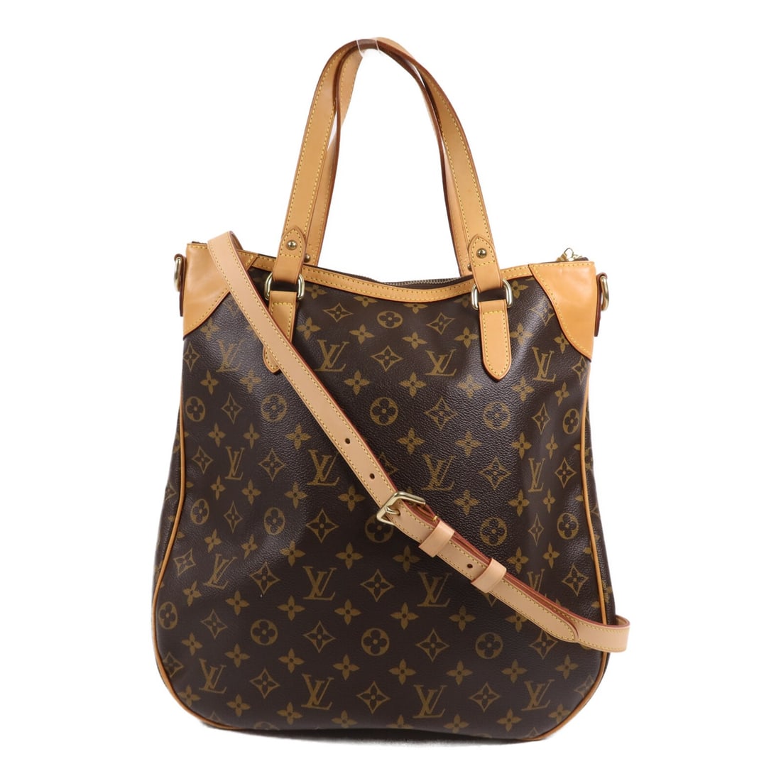 LOUIS VUITTON Odeon GM 2 Way Bag M56388 Monogram Brown GHW (1 of 15)