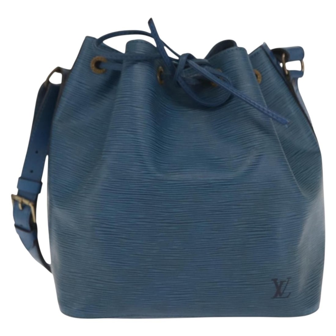 Louis Vuitton Petit Noe Blue Epi Leather Bucket Shoulder Bag: Louis Vuitton Petit Noe Blue Epi Leather Bucket Shoulder Bag The Louis Vuitton Petit Noe handbag features blue Epi leather and is designed for women. This bag is crafted in France and comes in a class