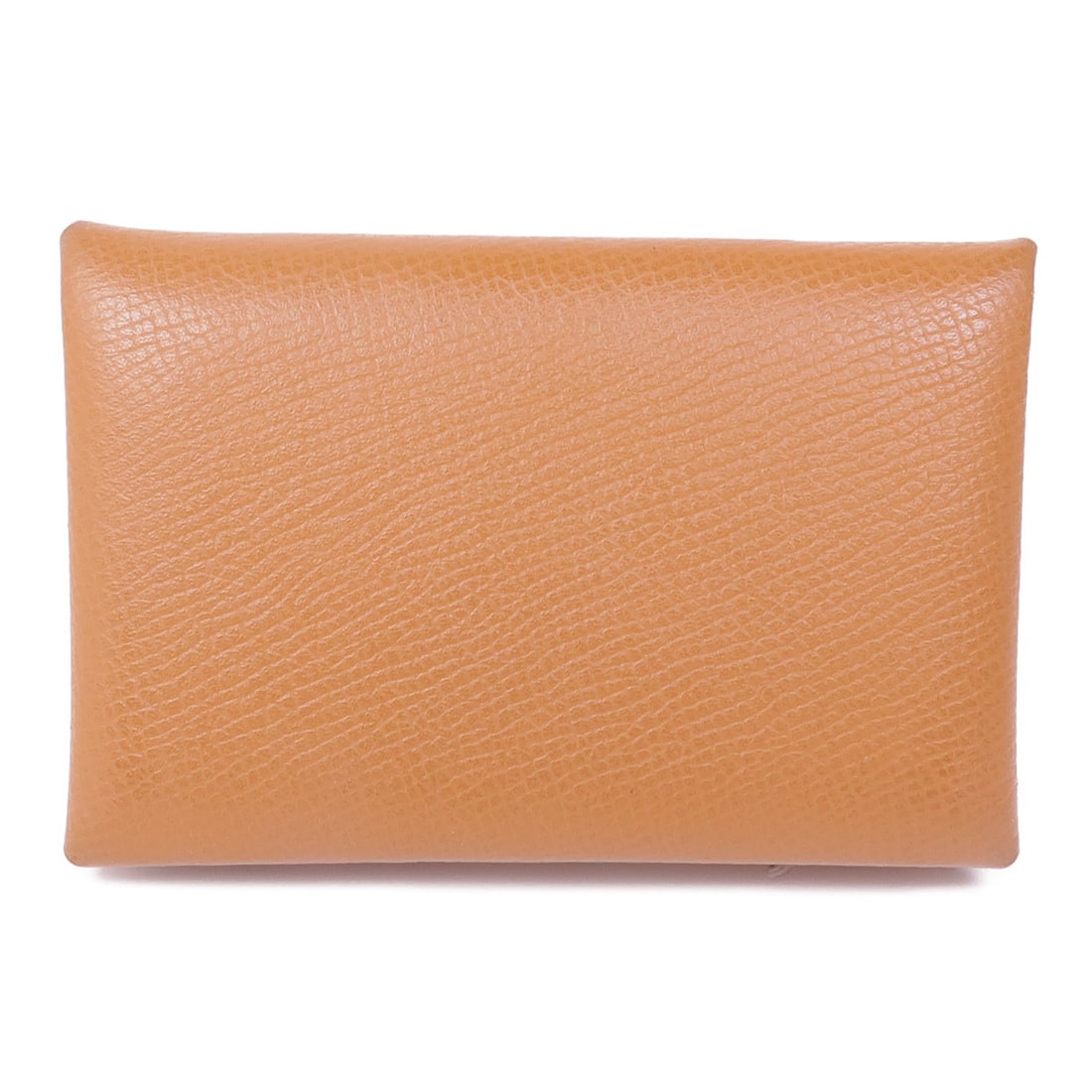 HERMES Calvi Verso Card Case Epsom Leather Brown PHW (1 of 10)