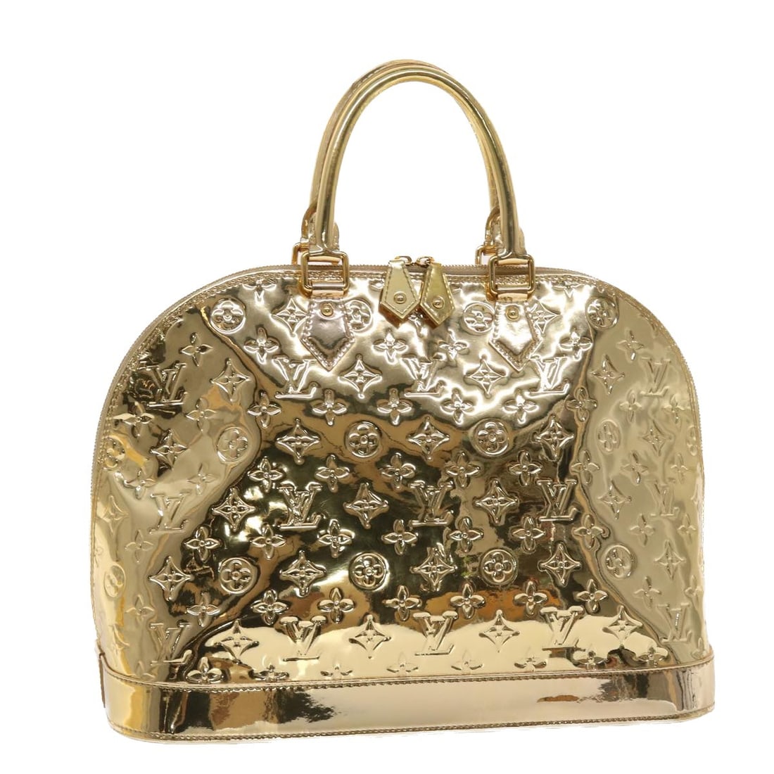 Gold Monogram Miroir Alma GM Handbag by Louis Vuitton M95274 with Dust Bag (1 of 18)
