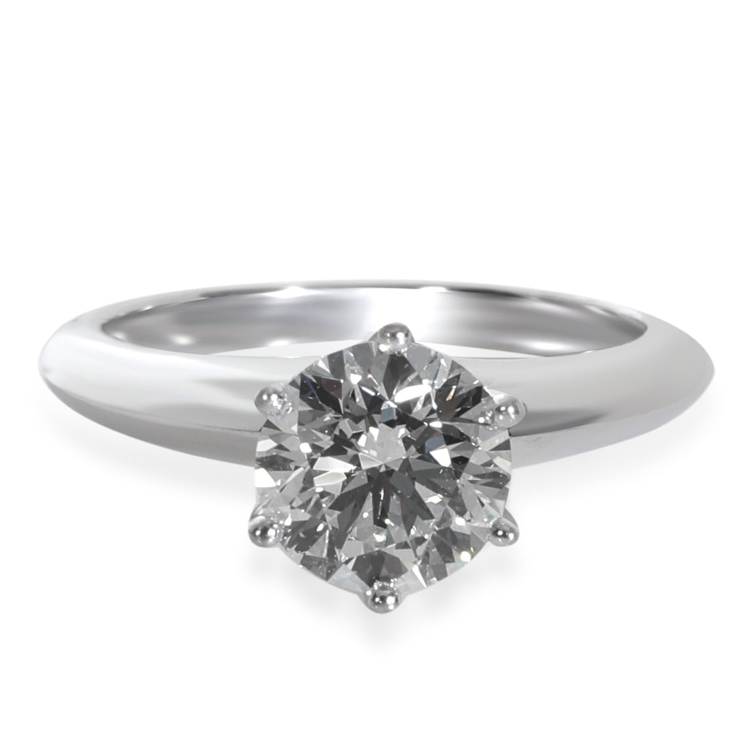 Tiffany & Co. 1.19ct Round Diamond Engagement Ring Platinum VS1 (1 of 4)