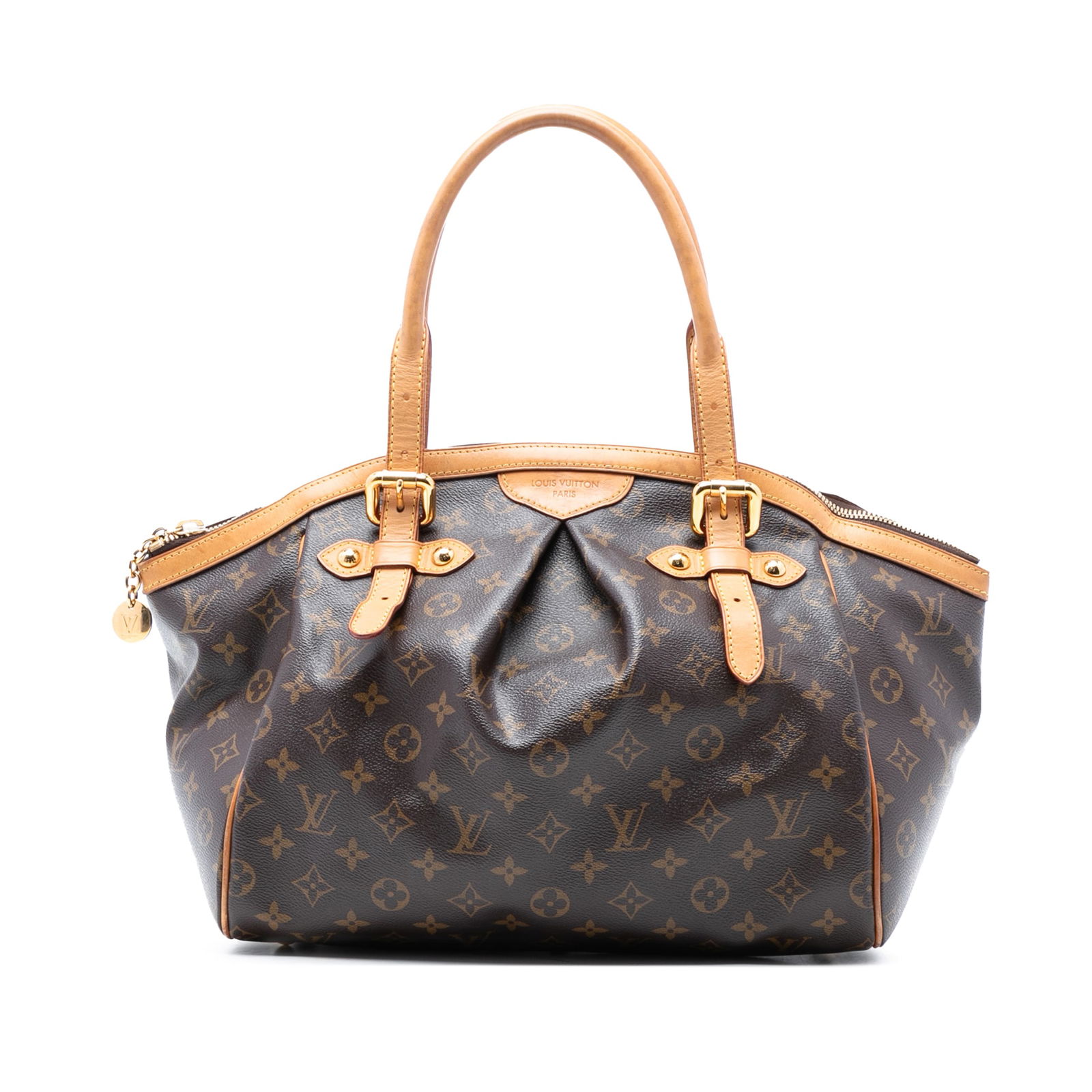 Louis Vuitton Tivoli GM Brown Monogram Canvas Shoulder Bag with Vachetta Trim (1 of 7)