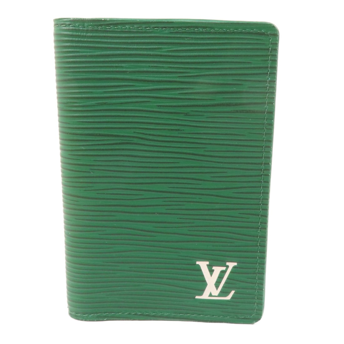 Louis Vuitton Epi Green Calfskin Pocket Organizer Card Holder M25797 (1 of 14)