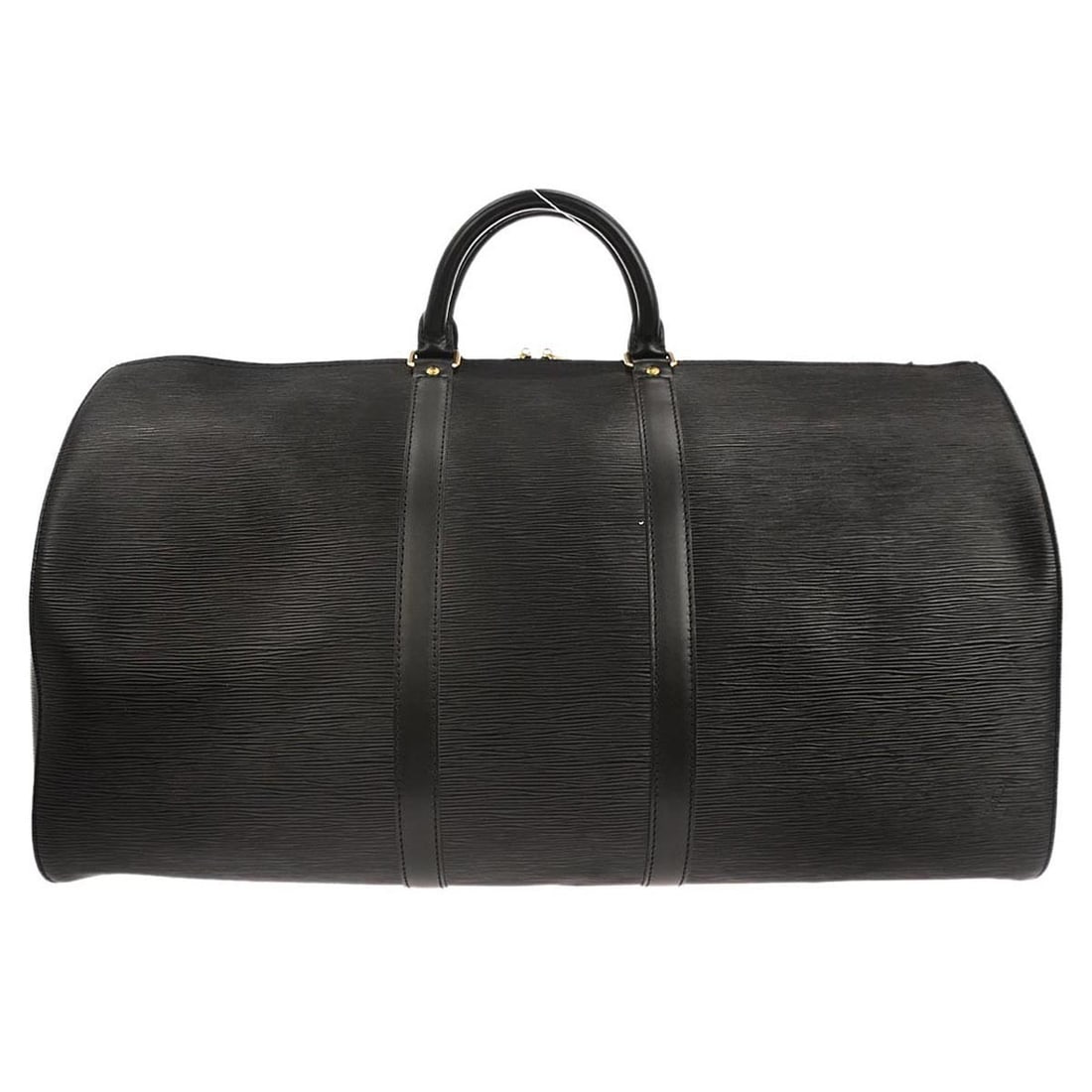 Keepall 55 Black Epi Leather Large Louis Vuitton Duffle Bag M42952 (1 of 10)