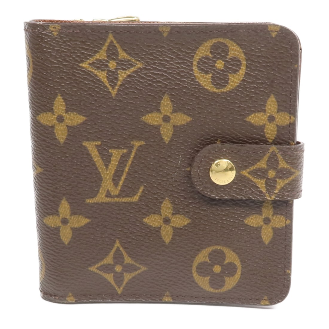 Louis Vuitton Monogram Bi-Fold Wallet in Brown PVC Canvas M61667 (1 of 18)