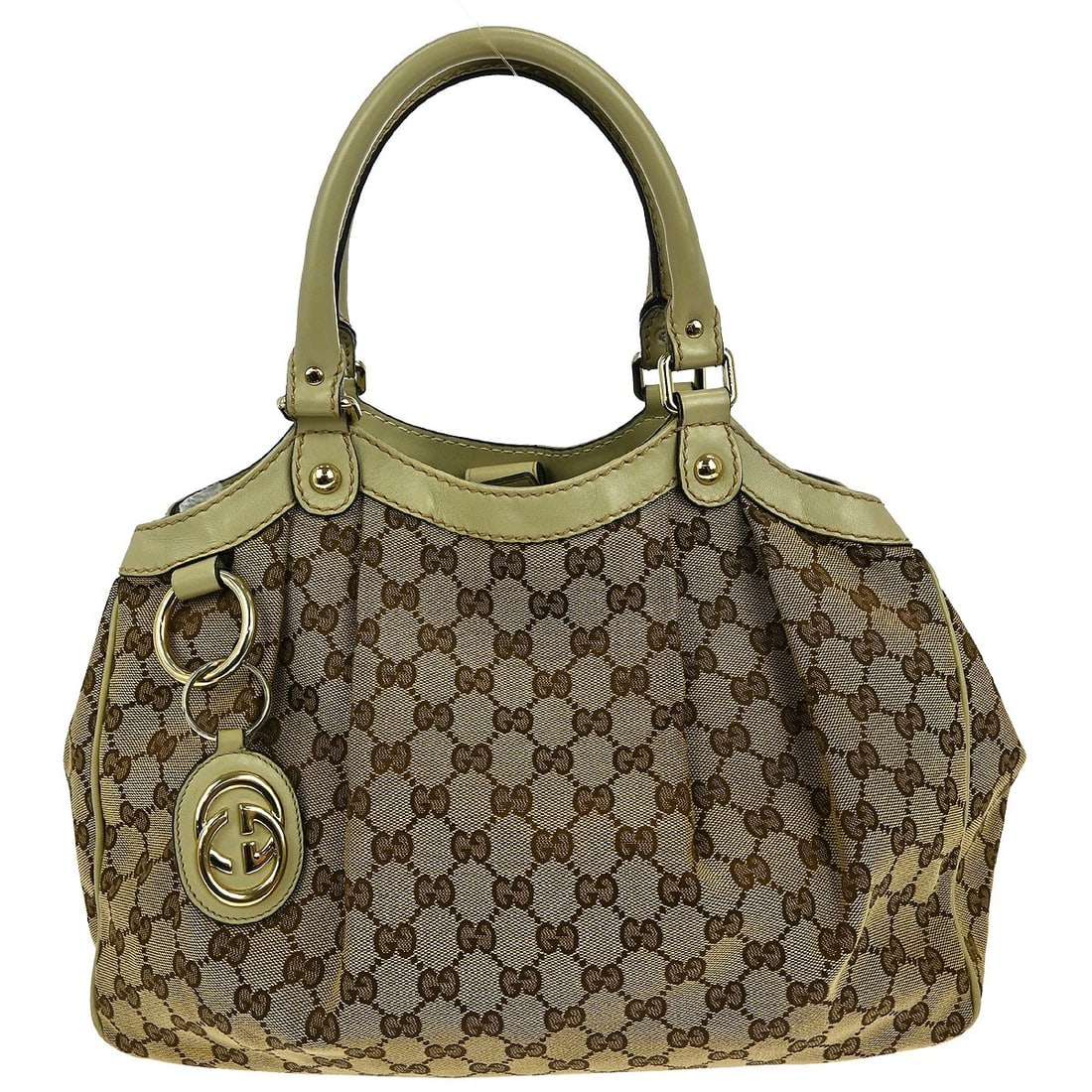 Gucci GG Canvas Medium Beige Vintage Tote Bag Model 211944 001013 (1 of 9)