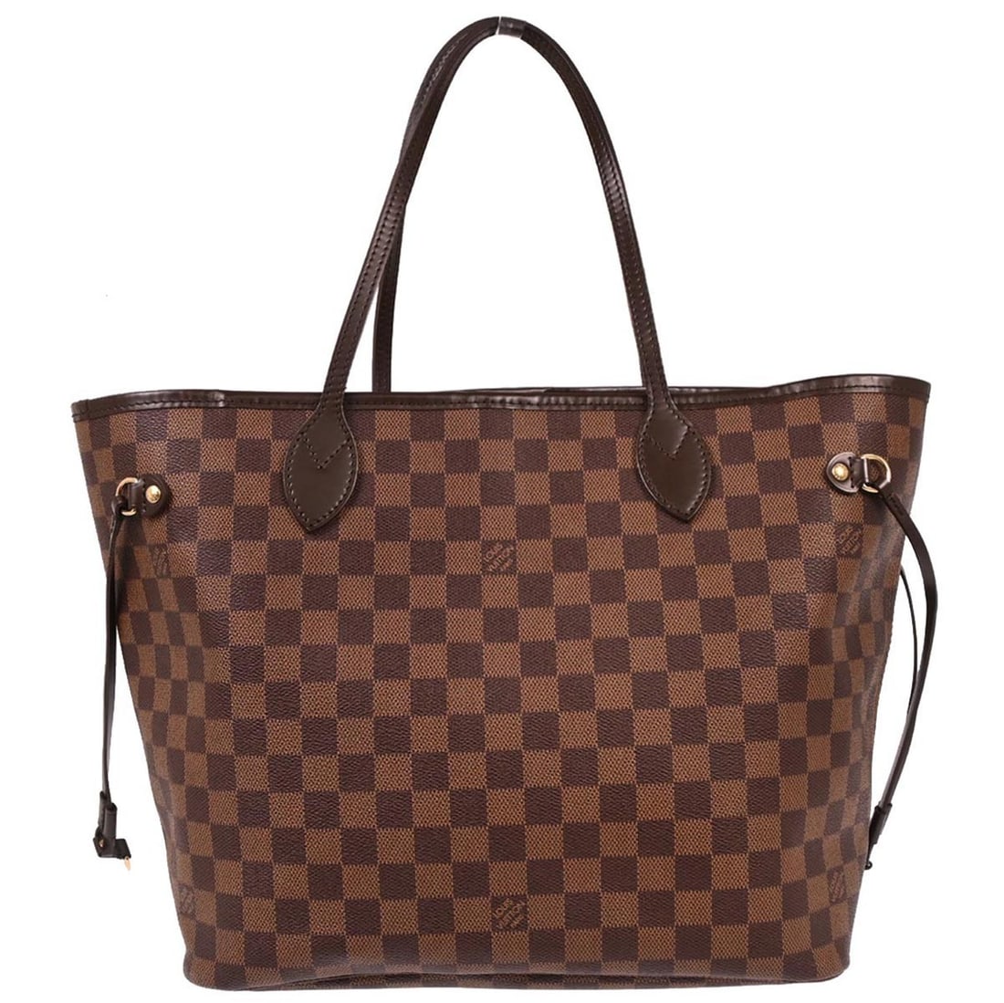Louis Vuitton Neverfull MM Damier Canvas Medium Brown Tote N51105 (1 of 10)