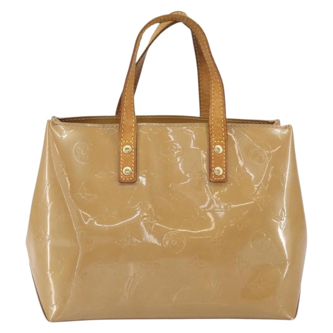 Louis Vuitton Monogram Vernis Reade Brown Patent Leather Tote: Louis Vuitton Monogram Vernis Reade Brown Patent Leather Tote This Louis Vuitton Reade Handbag in Monogram Vernis is crafted from brown patent leather and designed for women. Made in France, it featur
