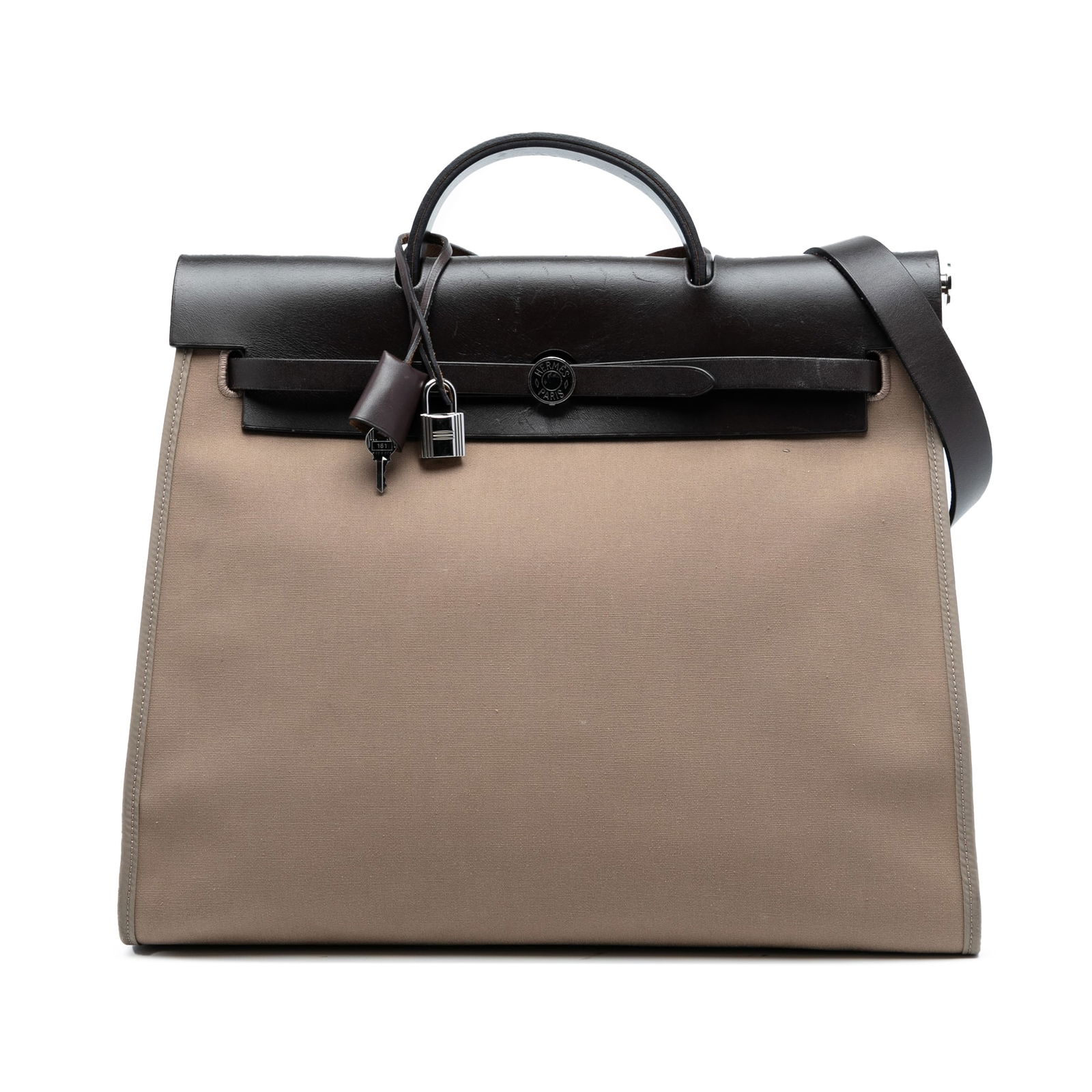 Herbag Zip 39 Canvas and Leather Satchel by Hermes (1 of 8)