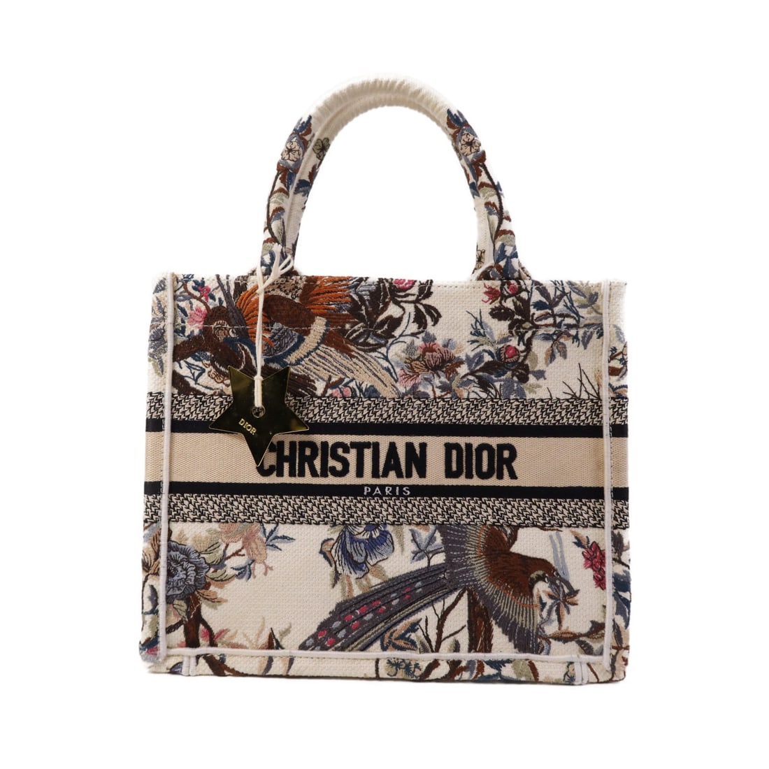 Dior Book Tote Small Canvas White Handbag MI265ZRWD France (1 of 14)