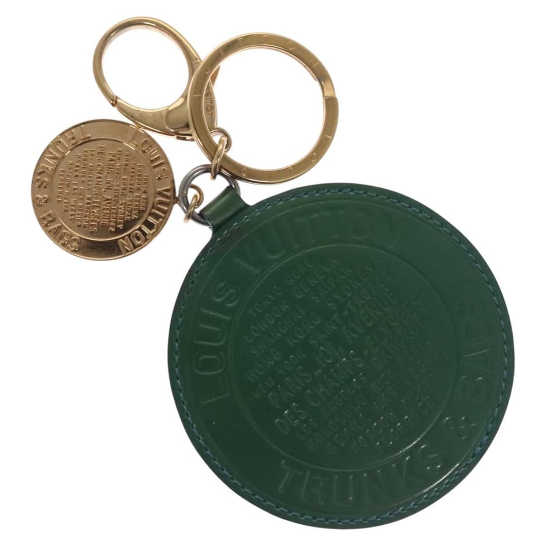 LOUIS VUITTON Vernis T&B Key Holder M93719 Blue Galactic Patent Leather: LOUIS VUITTON Vernis T&B Key Holder M93719 Blue Galactic Patent Leather This stylish Louis Vuitton Vernis T&B Key Holder in Blue Galactic is crafted from high-quality patent leather, providing a sleek