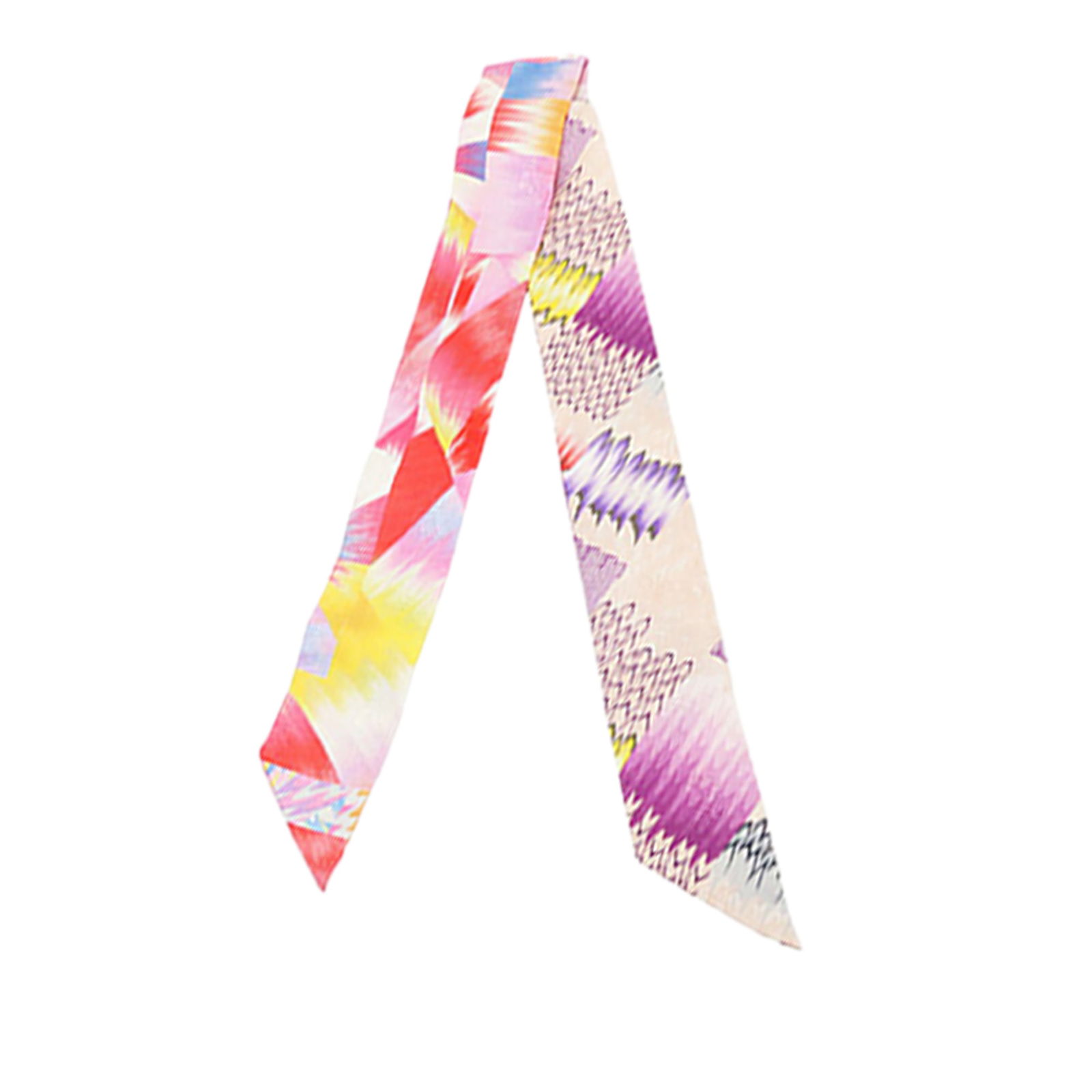 Hermes Silk Twilly Scarf with Ex Libris Kyoto Marble Design: Hermes Silk Twilly Scarf with Ex Libris Kyoto Marble Design This Hermes twilly scarf showcases the Ex-Libris Kyoto Marble print on 100% silk, crafted in France. The accessory features a white colorway