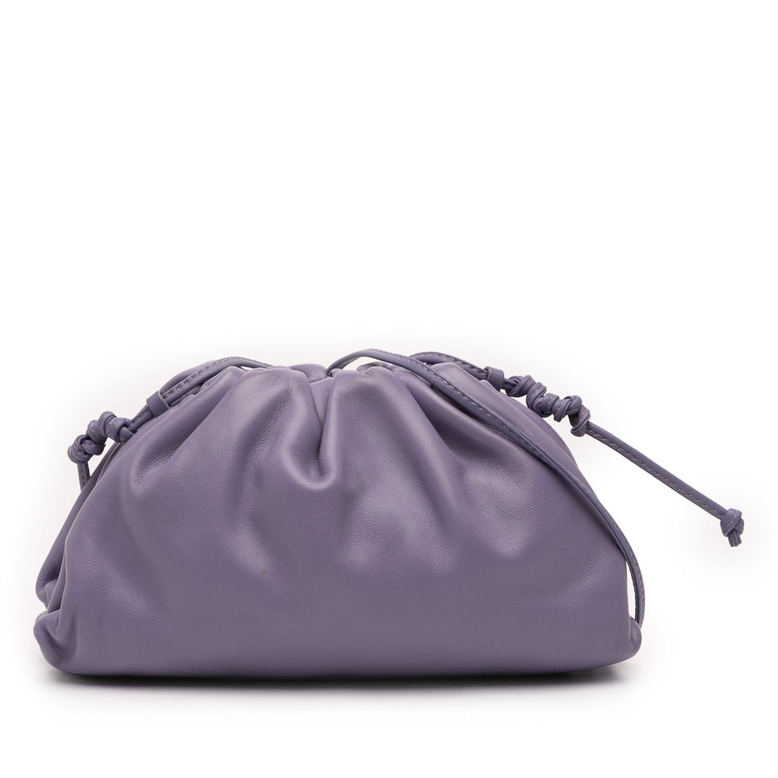 Bottega Veneta Mini Pouch Purple Leather Crossbody Bag (1 of 11)