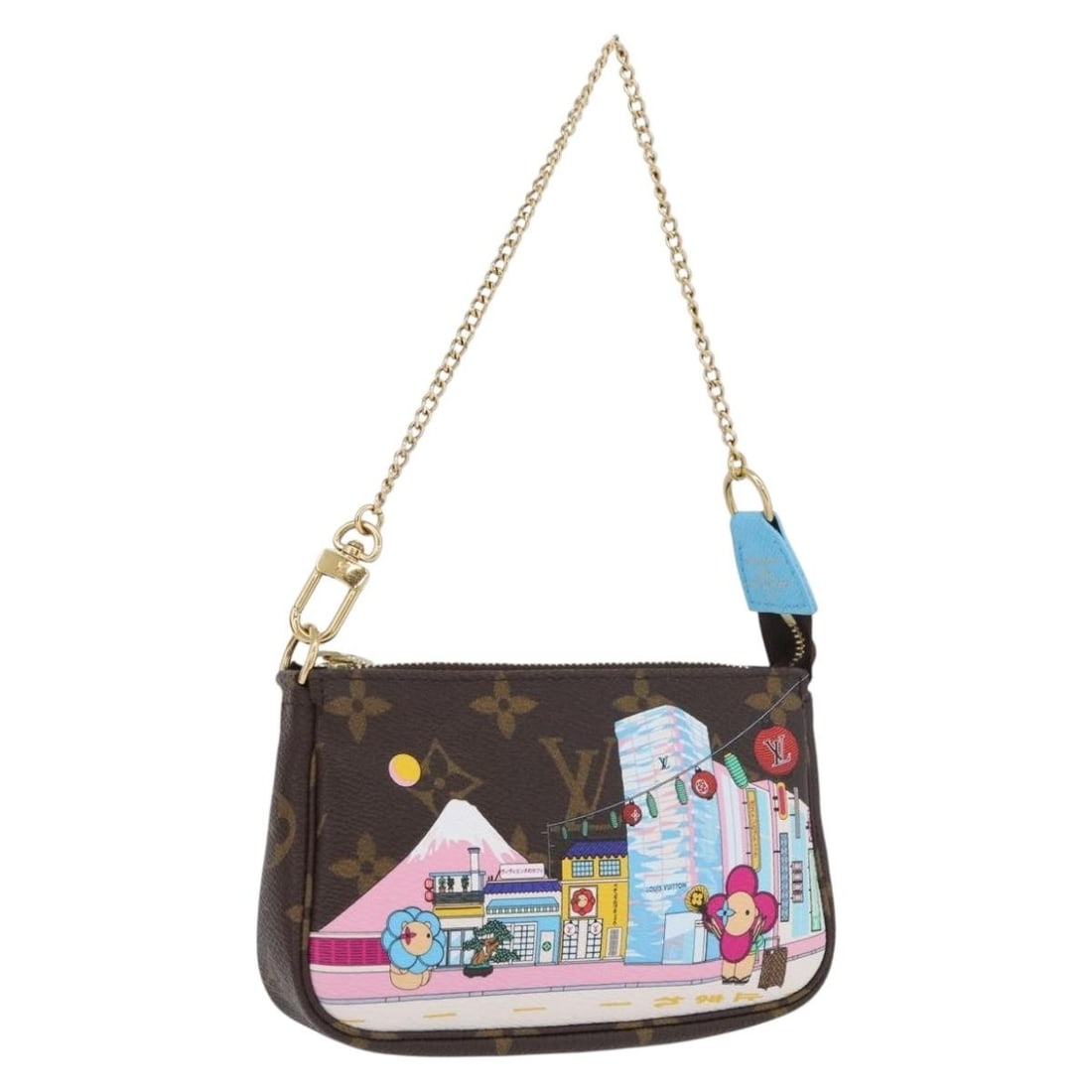 Louis Vuitton Vivienne Mini Pochette Monogram Canvas Pouch M81637: Louis Vuitton Vivienne Mini Pochette Monogram Canvas Pouch M81637 This Louis Vuitton Monogram Vivienne Mini Pochette Accessoires is crafted from the iconic Monogram canvas. The compact pouch features