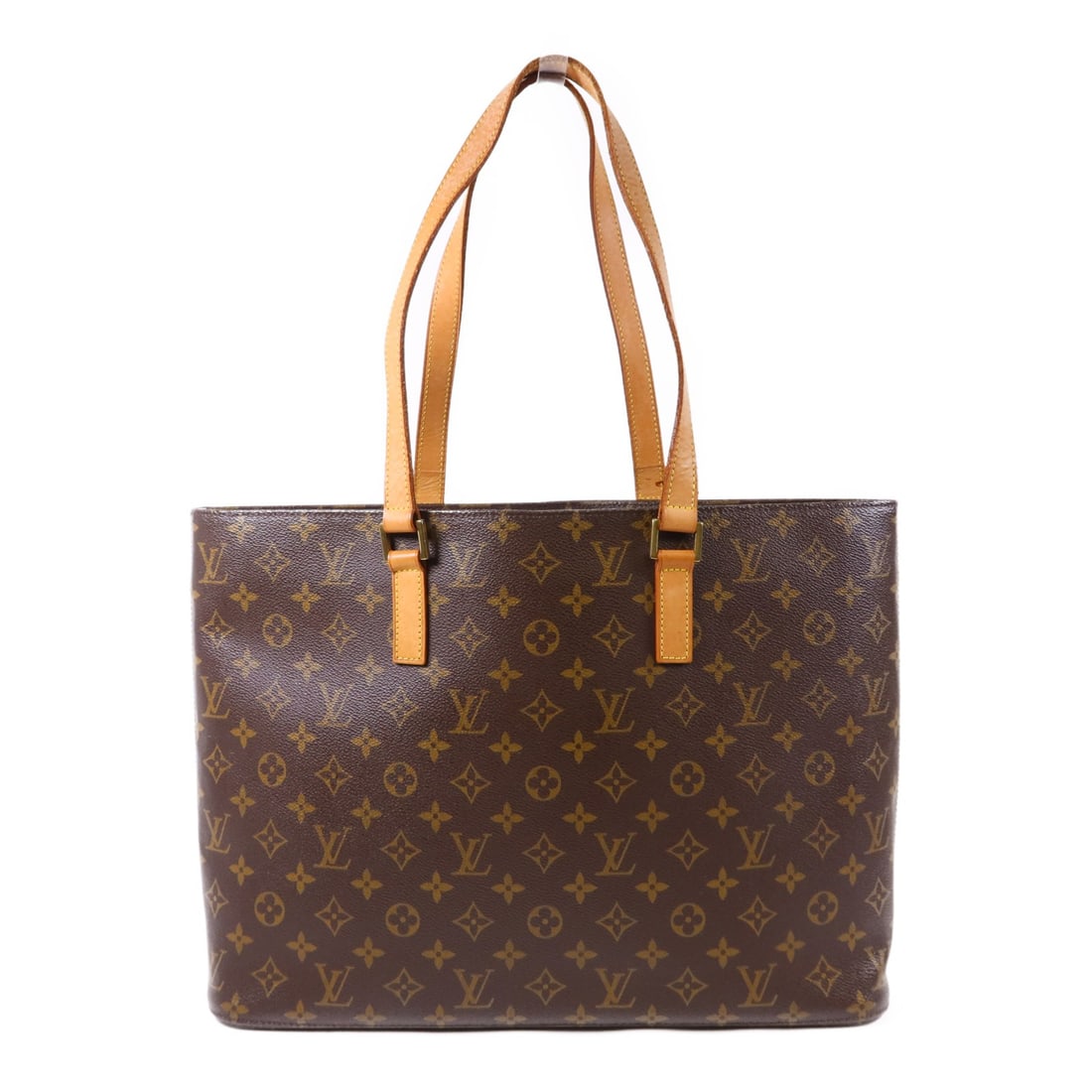 LOUIS VUITTON Luco Monogram Tote Bag M51155 Brown GHW (1 of 18)
