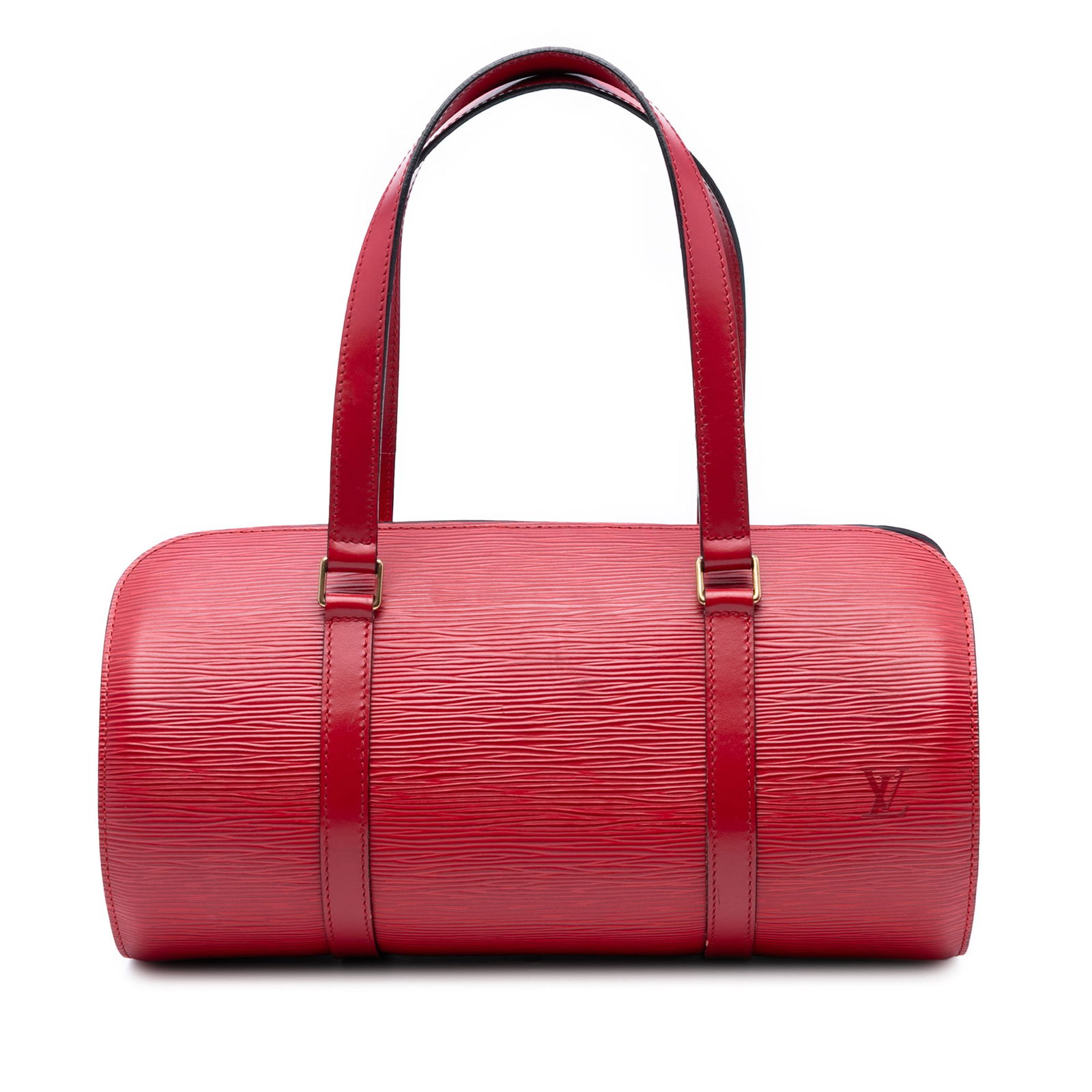 Louis Vuitton Epi Soufflot Red Leather Handbag (1 of 7)
