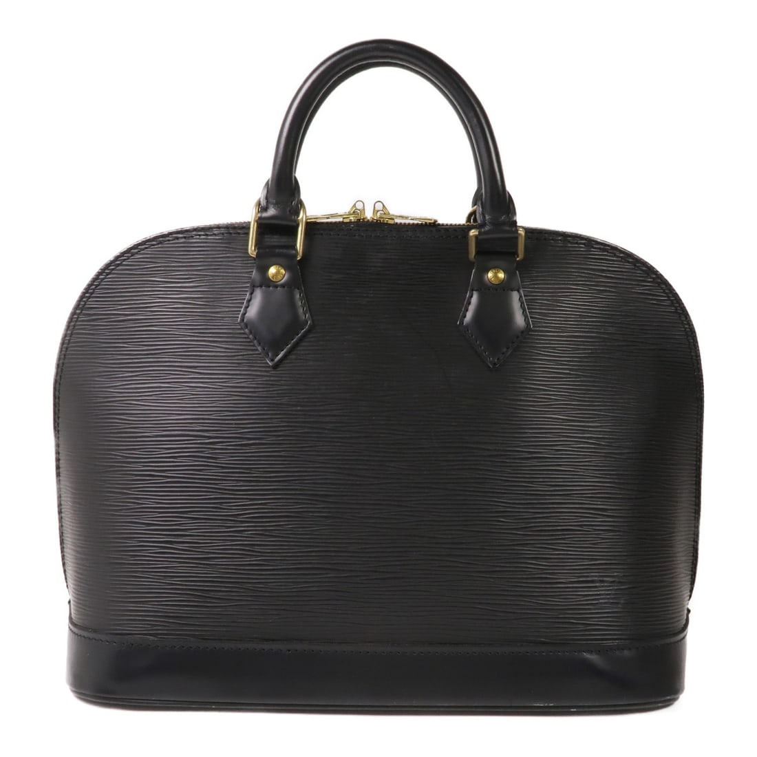 Alma PM Black Epi Calfskin Louis Vuitton Handbag with Silver Hardware M40302 (1 of 18)