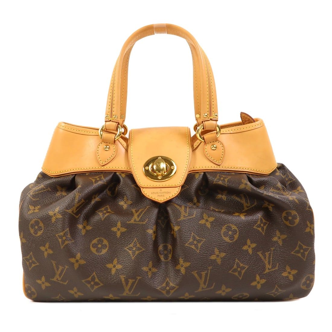 Louis Vuitton Boetie PM Monogram Canvas Handbag with Gold Tone Hardware (1 of 18)