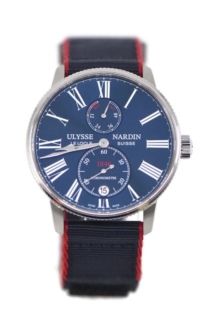 Ulysse Nardin Marine Torpilleur Automatic Stainless Steel Watch 1183-310 (1 of 5)