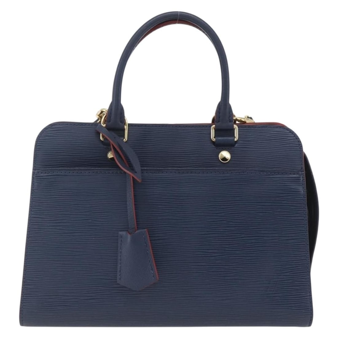 Louis Vuitton Vaneau Blue Leather Handbag 30cm x 21cm x 13cm: Louis Vuitton Vaneau Blue Leather Handbag 30cm x 21cm x 13cm This Louis Vuitton Vaneau handbag is crafted from blue Epi leather, designed for women. It features a compact, elegant silhouette suitable