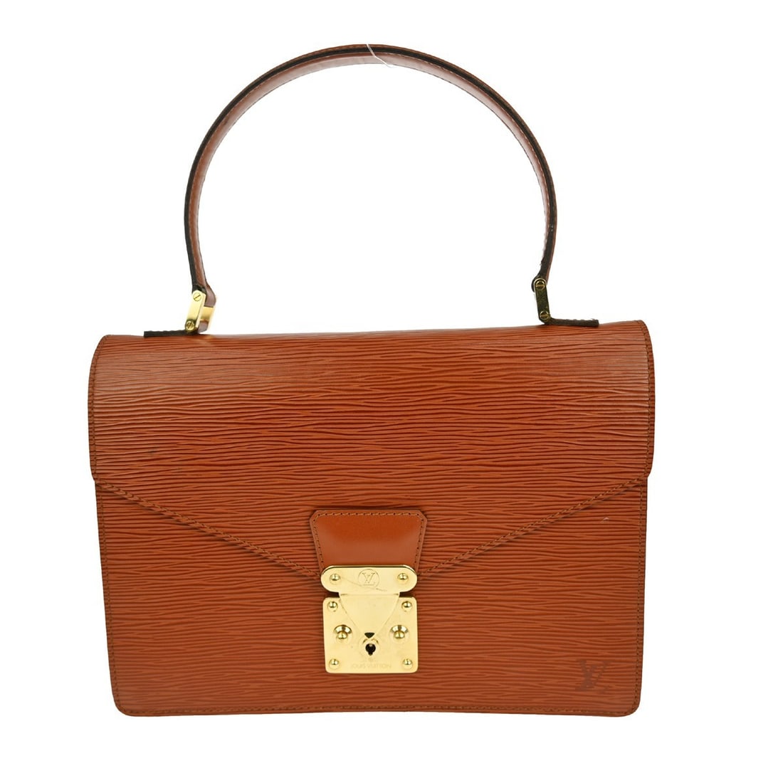 Louis Vuitton Concorde Epi Leather Top Handle Bag M52133 Brown (1 of 11)
