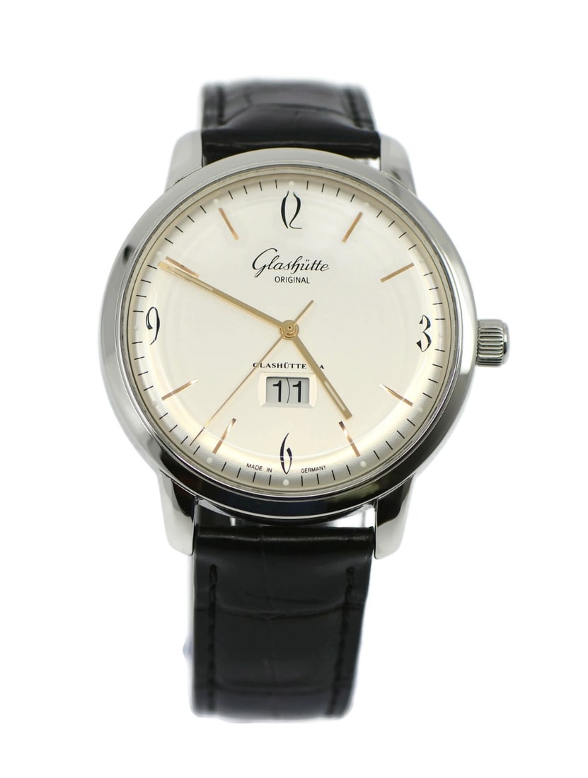 Glashutte Original Sixties Automatic Stainless Steel Watch 2-39-47-01-02-04 with Box and Papers: Glashutte Original Sixties Automatic Stainless Steel Watch 2-39-47-01-02-04 with Box and Papers This Glashutte Original Sixties wristwatch showcases a classic and sophisticated design, perfect for tho