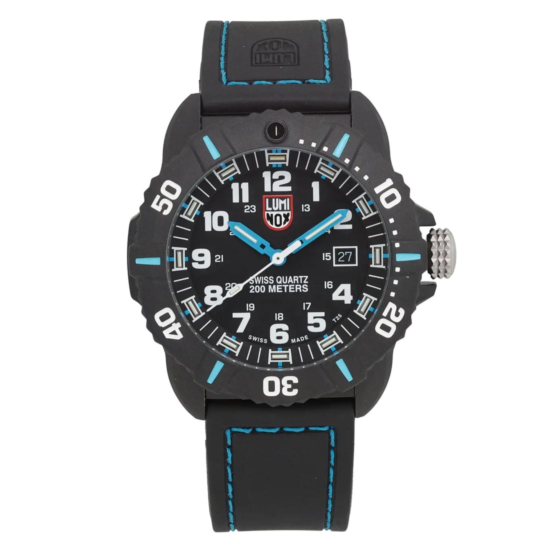 Luminox Coronado 44mm Black Dial Diver Military Quartz Watch XS.3023.RS: Luminox Coronado 44mm Black Dial Diver Military Quartz Watch XS.3023.RS This Luminox Coronado wristwatch combines rugged military style with reliable functionality. Featuring a bold black dial and eas