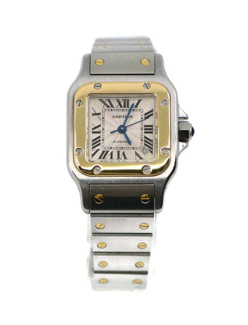 Cartier Santos Galbee 18K Stainless Steel Automatic Watch W20057C4 with Box (1 of 5)
