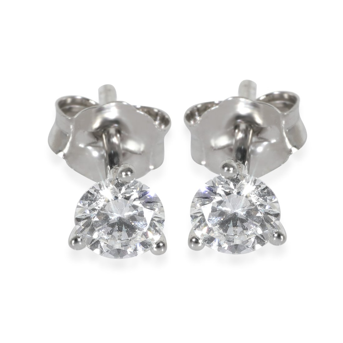 Elegant Lab-Grown Diamond Earrings 0.50 Ctw in Platinum: Elegant Lab-Grown Diamond Earrings 0.50 Ctw in Platinum Elevate your style with these exquisite Lab-Grown Diamond Earrings crafted in premium Platinum. Each earring features a stunning round brilliant
