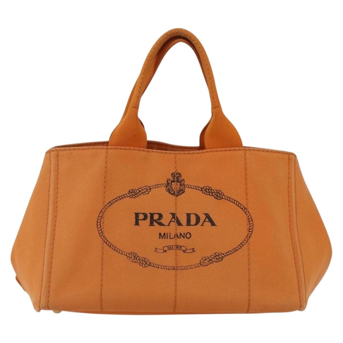 Orange Canvas Tote Bag Prada Canapa 40cm by 23cm by 24cm (1 of 18)