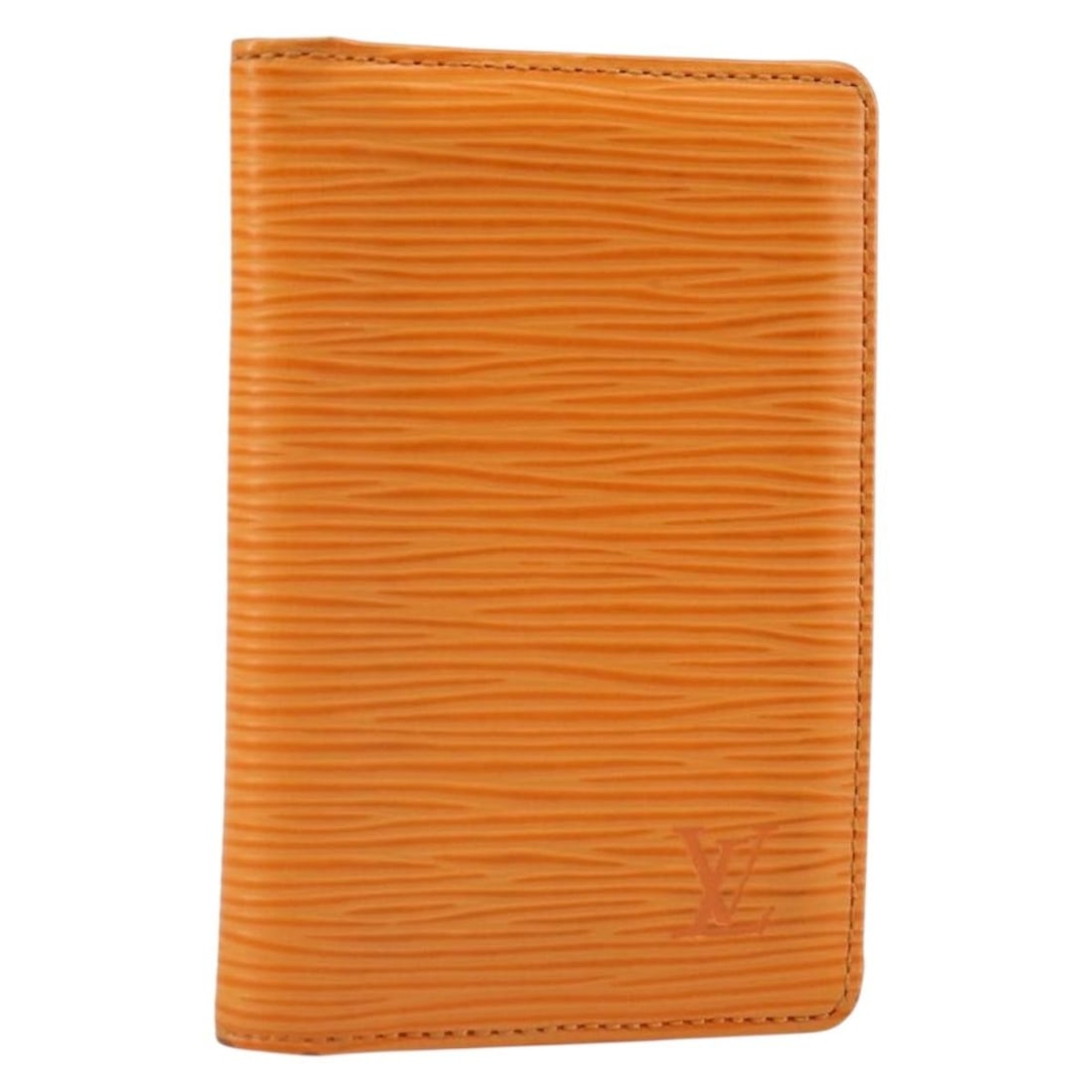 Louis Vuitton Epi Leather Orange Organizer De Poch Card Holder M6358H: Louis Vuitton Epi Leather Orange Organizer De Poch Card Holder M6358H This Louis Vuitton Epi Organizer De Poch card case features durable Epi leather in a vibrant orange hue. Designed for organizing c