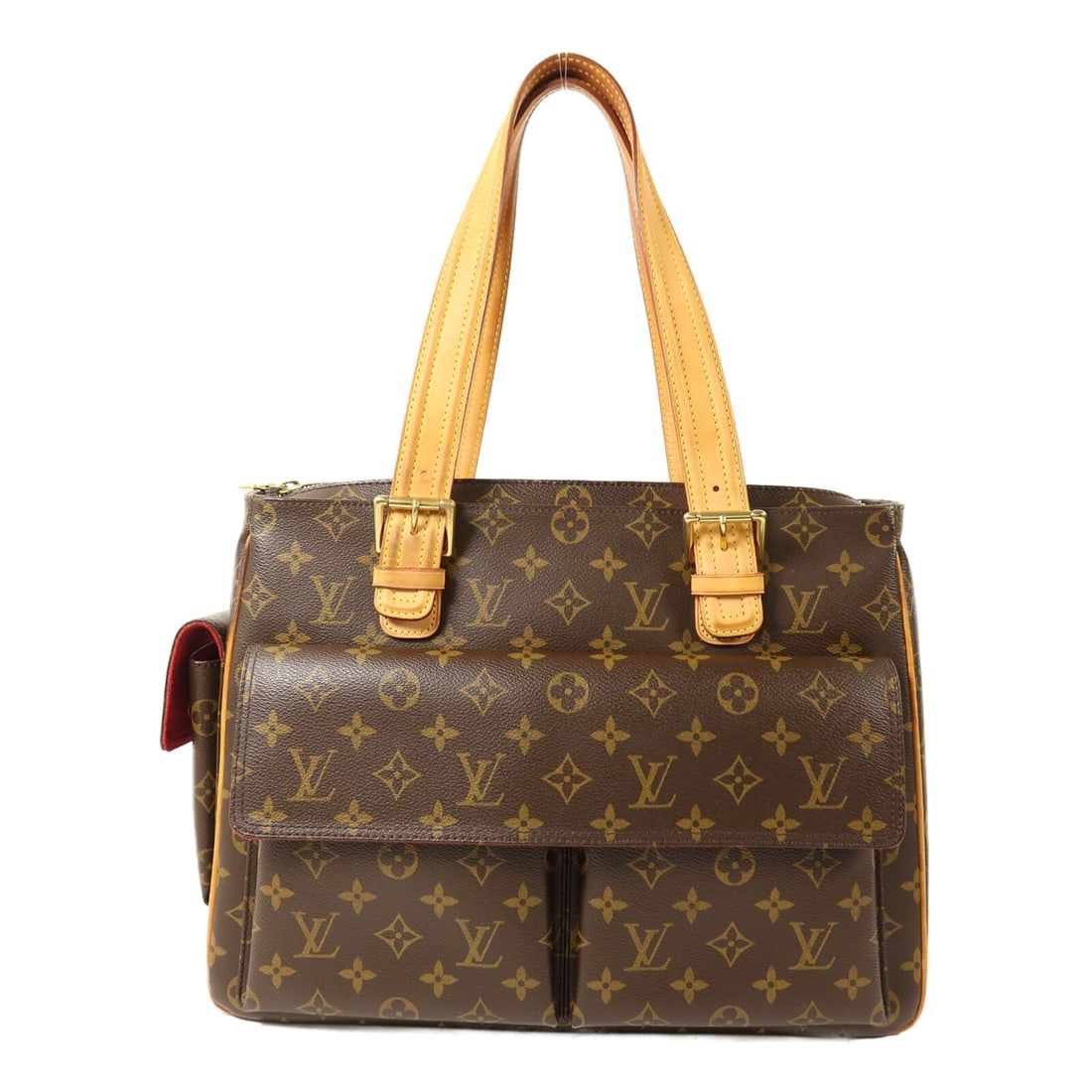 Louis Vuitton Multipli Cite Monogram Shoulder Bag with Brown Canvas and GHW (1 of 15)