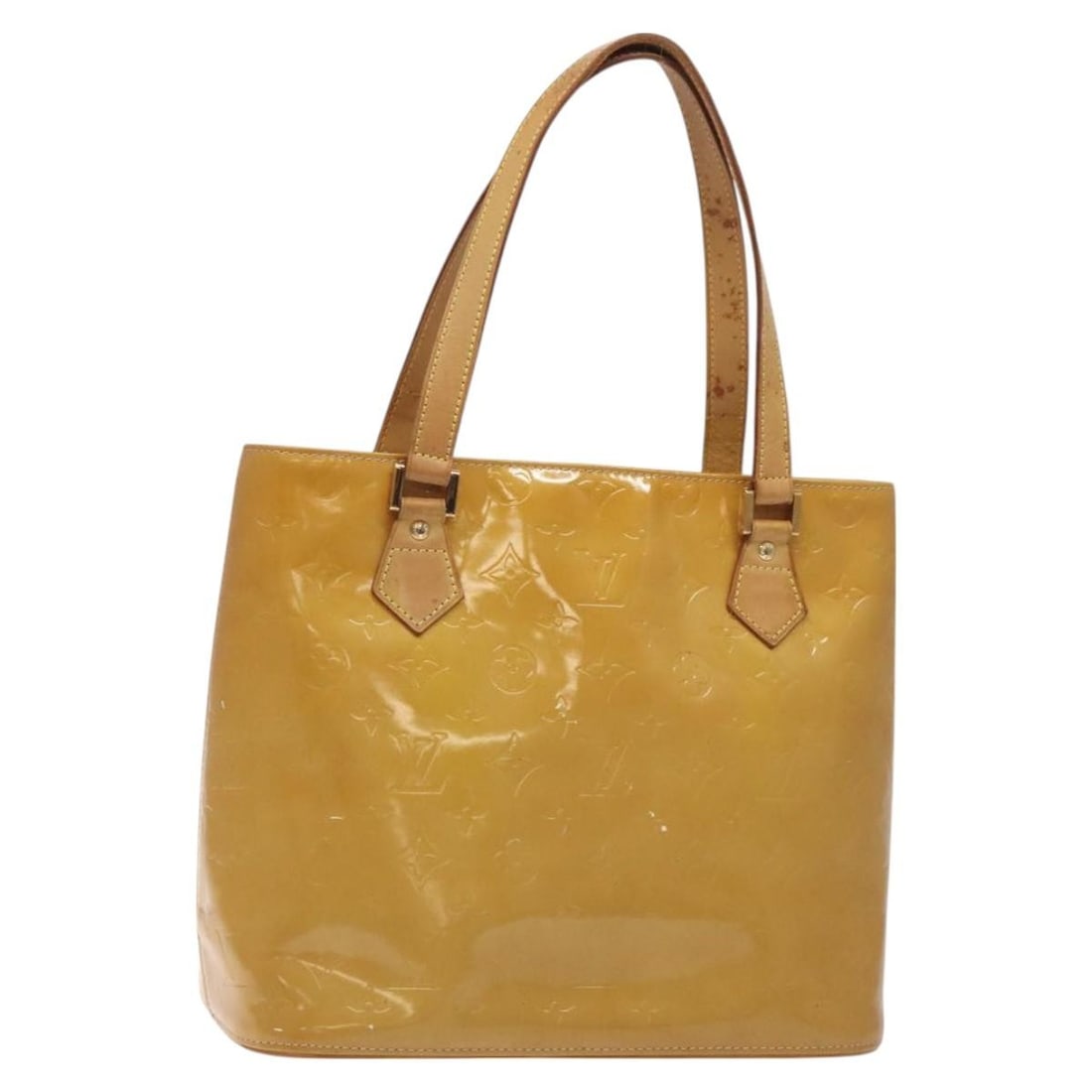 Houston Monogram Vernis Beige Patent Leather Shoulder Bag by Louis Vuitton (1 of 18)