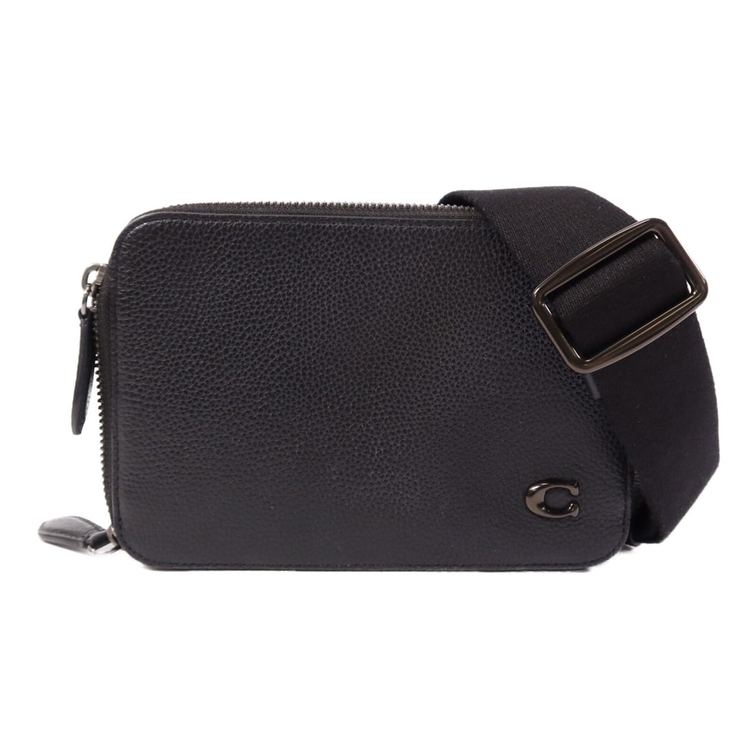 COACH Black Calfskin Shoulder Bag United States (1 of 14)