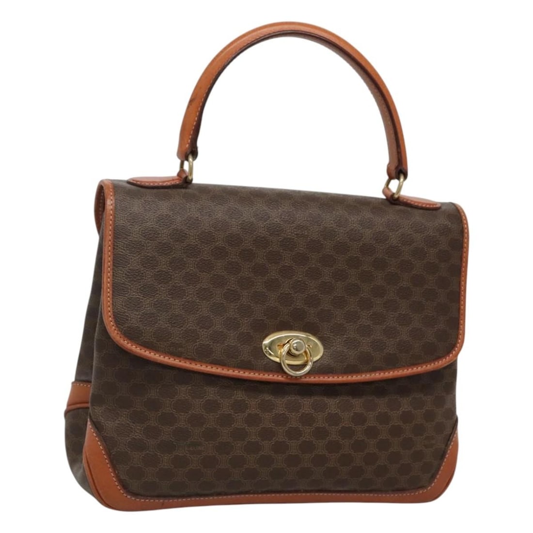 Macadam Canvas and Leather Shoulder Bag by Celine (1 of 18)