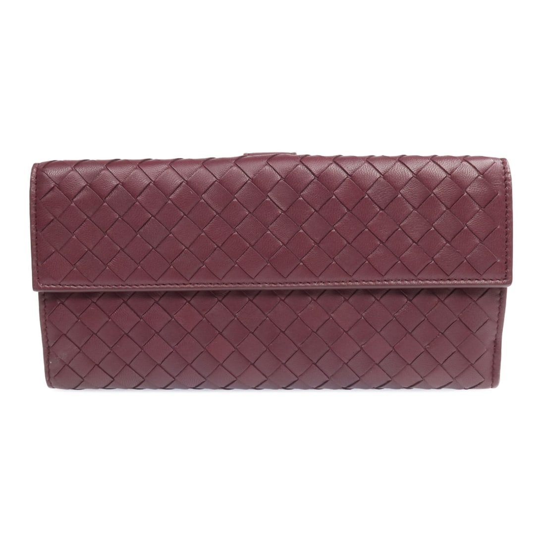 Red Lambskin Bifold Wallet by Bottega Veneta Model 134075: Red Lambskin Bifold Wallet by Bottega Veneta Model 134075 This Bottega Veneta long wallet is crafted from red lambskin leather and features a classic bifold design. Made in Italy, it offers both elega