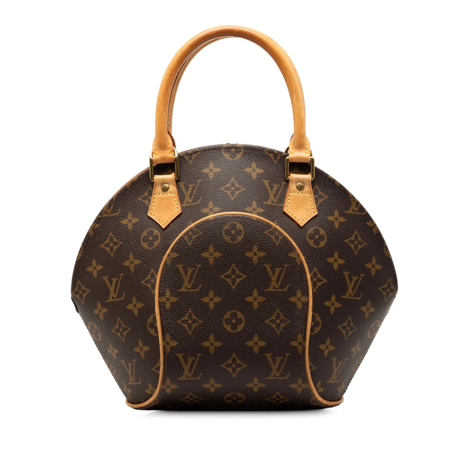 Louis Vuitton Ellipse PM Brown Monogram Canvas Satchel with Vachetta Leather Trim (1 of 7)