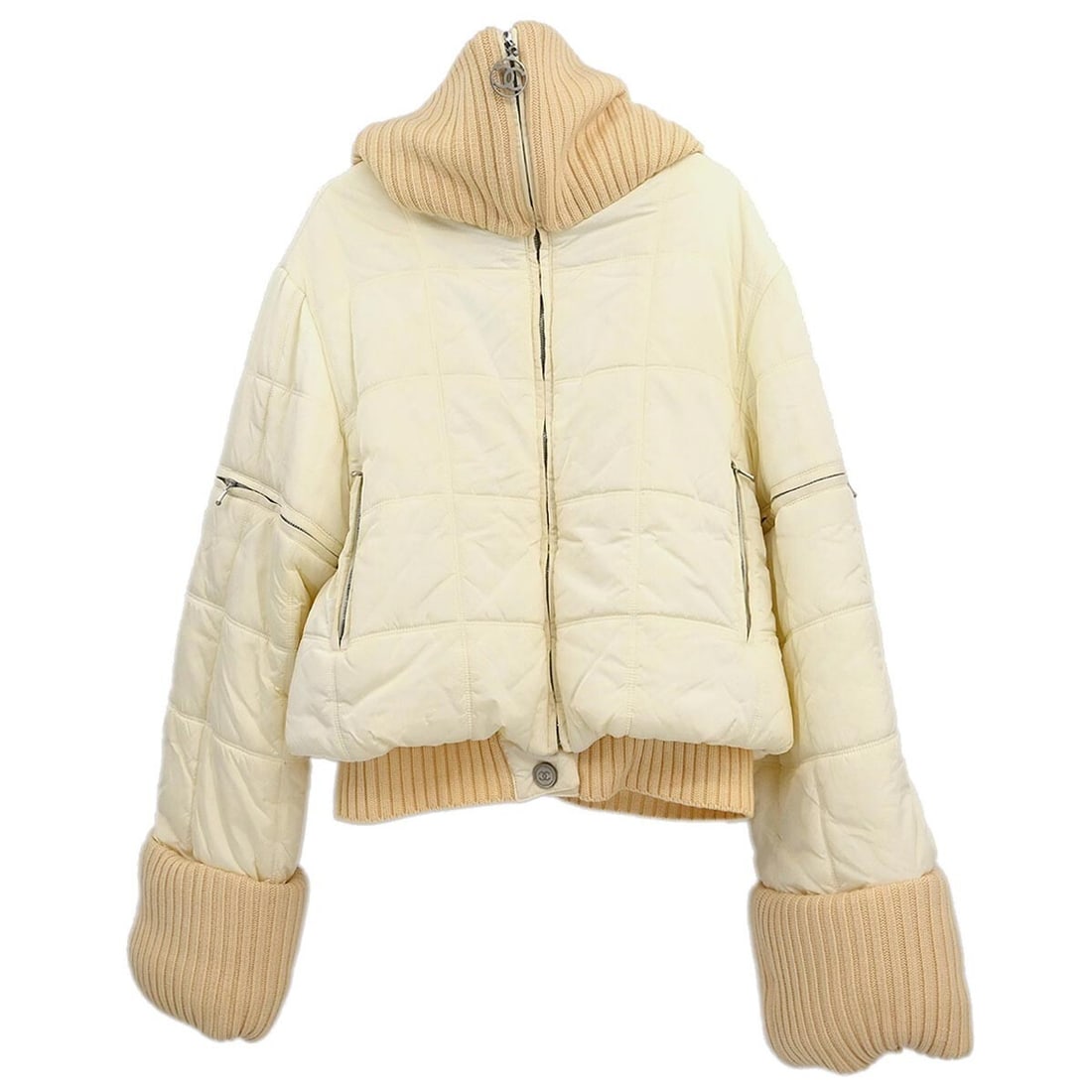 Chanel Sport Line White Zip Up Jacket Vintage 00A #40 (1 of 13)