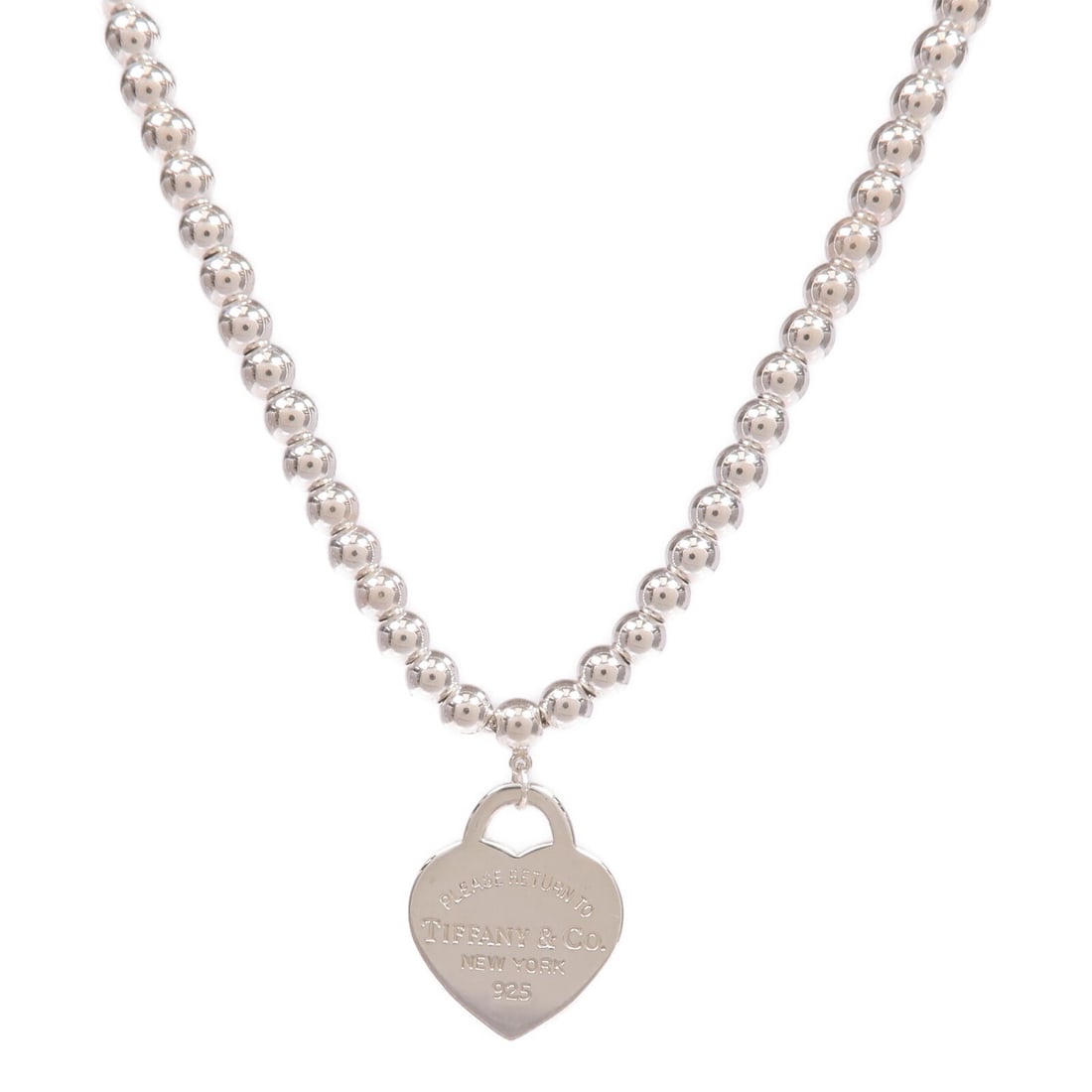 Sterling Silver 925 Necklace by Tiffany and Co: Sterling Silver 925 Necklace by Tiffany and Co This Tiffany & Co. necklace is crafted from 925 sterling silver, offering a timeless and elegant design. Made in the United States, the necklace features